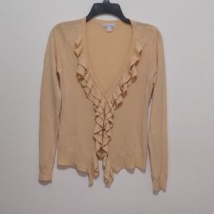 NY & Company Ruffled Cardigan